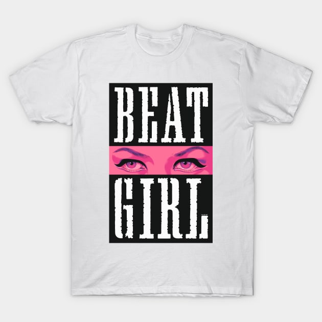 Beat Girl AKA Wild For Kicks Movie Art T-Shirt by PhilRayArt